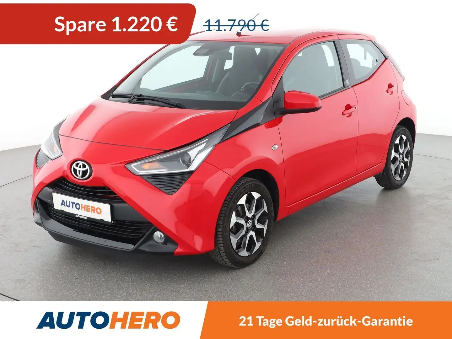Toyota Aygo 1.0 x-play Team D*LIM*CAM*PDC*ALU*KLIMA* Rot - 1