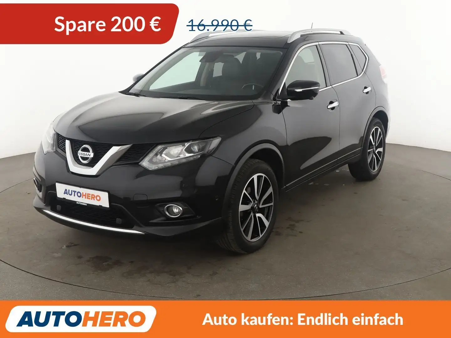 Nissan X-Trail 1.6 dCi Tekna Aut.*NAVI*LED*360°CAM*SPUR*SHZ* Schwarz - 1