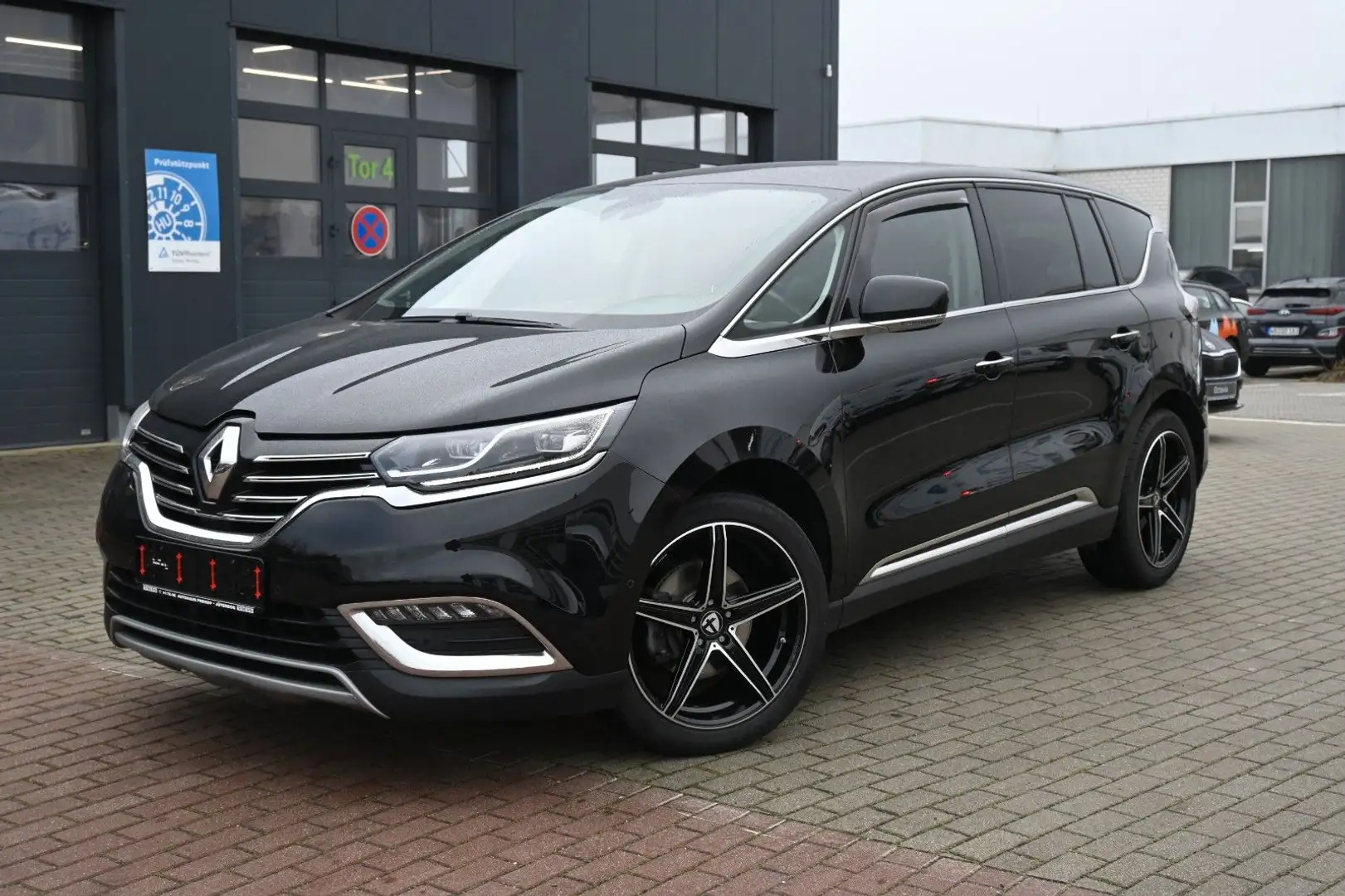 Renault Espace V 1.6 Autom. Intens*NAVI*RFK*BLIS*AHK Zwart - 1