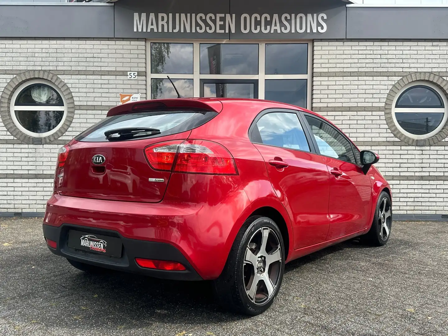Kia Rio 1.2 CVVT ComfortLine |Airco|Cruise|ElekPakket|NAP| Rood - 2