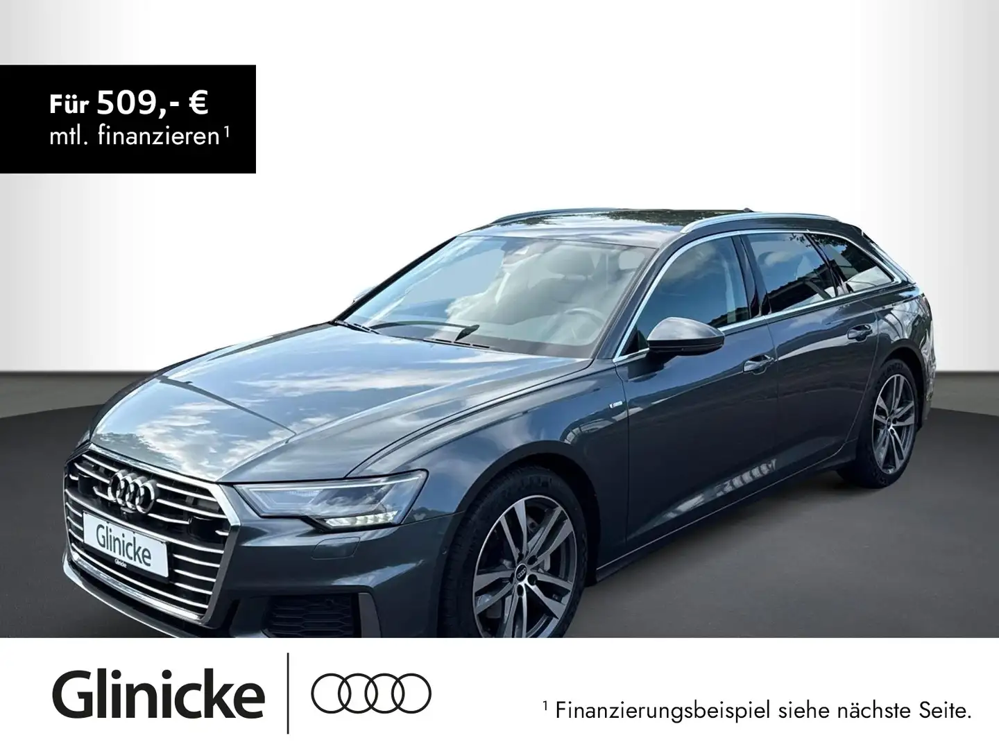 Audi A6 45 3.0 TDI quattro sport NAVI, STANDHZG Gris - 1