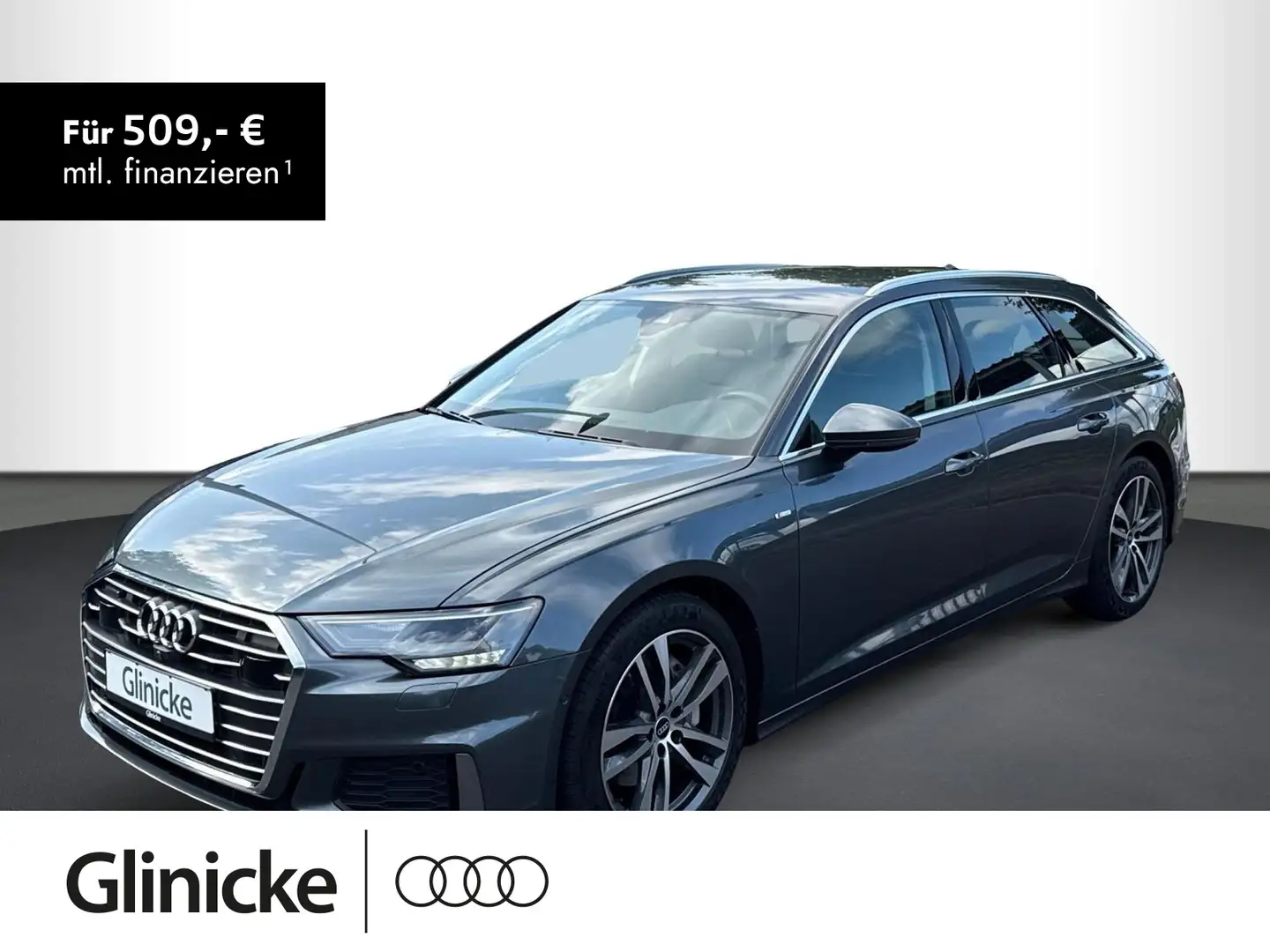 Audi A6 45 3.0 TDI quattro sport NAVI, STANDHZG Grijs - 1