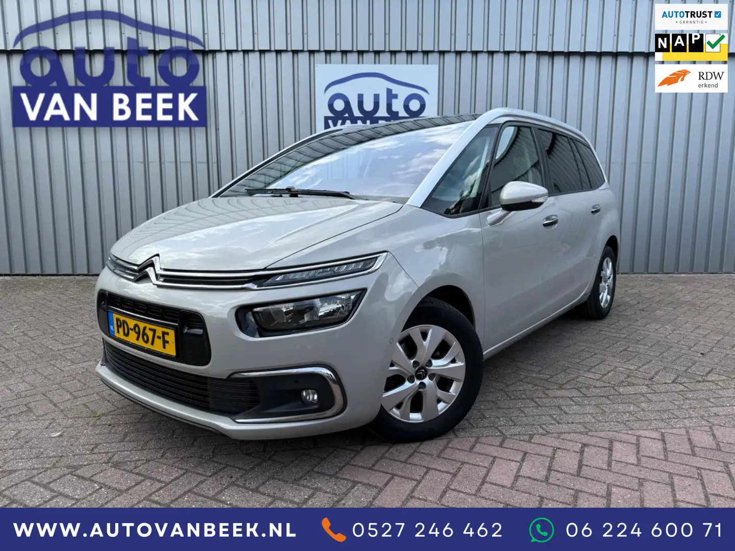 Citroen Grand C4 Picasso 1.6 BlueHDi Business|Cam|7p|Trekhaak Grau - 1