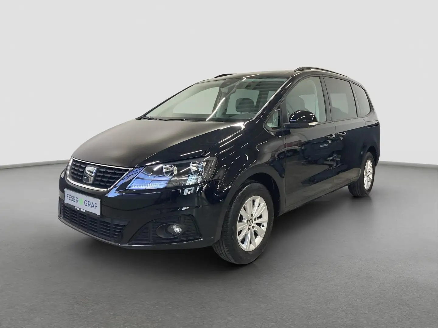 SEAT Alhambra Style 1.4 TSI AHK*FULL-LINK*NAVI*RFK*PDC*LM Schwarz - 1