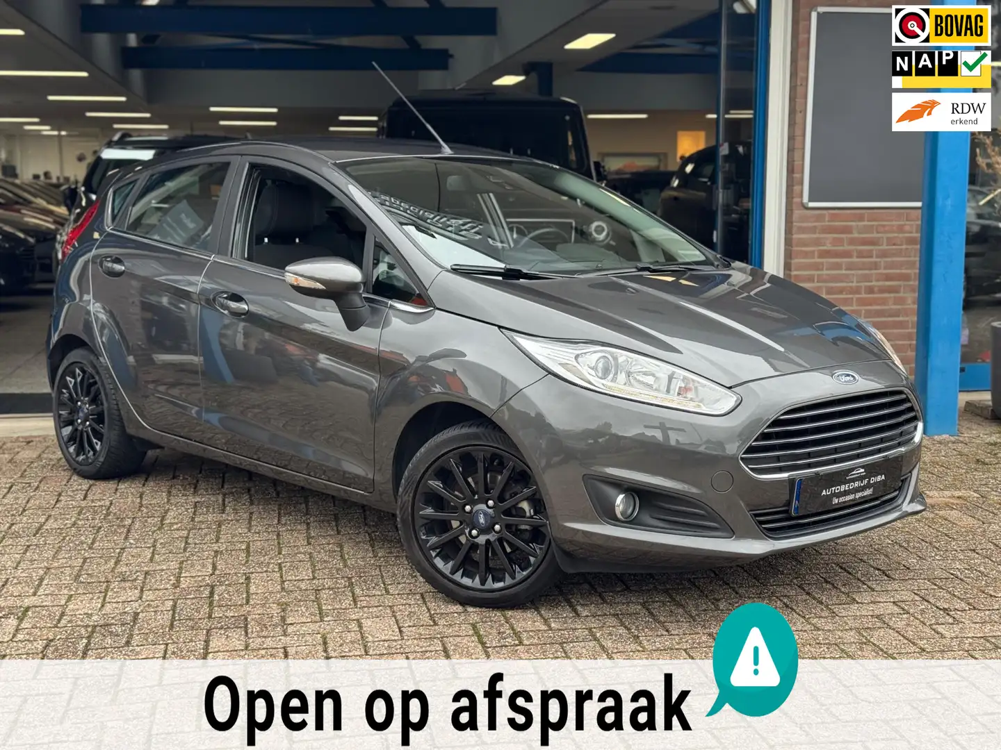 Ford Fiesta 1.0 EcoBoost Titanium Grijs 2015 AIRCO LM NAP! Gris - 1
