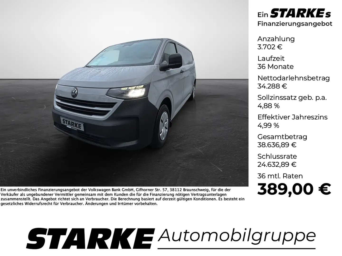 Volkswagen T7 Transporter 2.0 TDI Kasten lang Šedá - 1