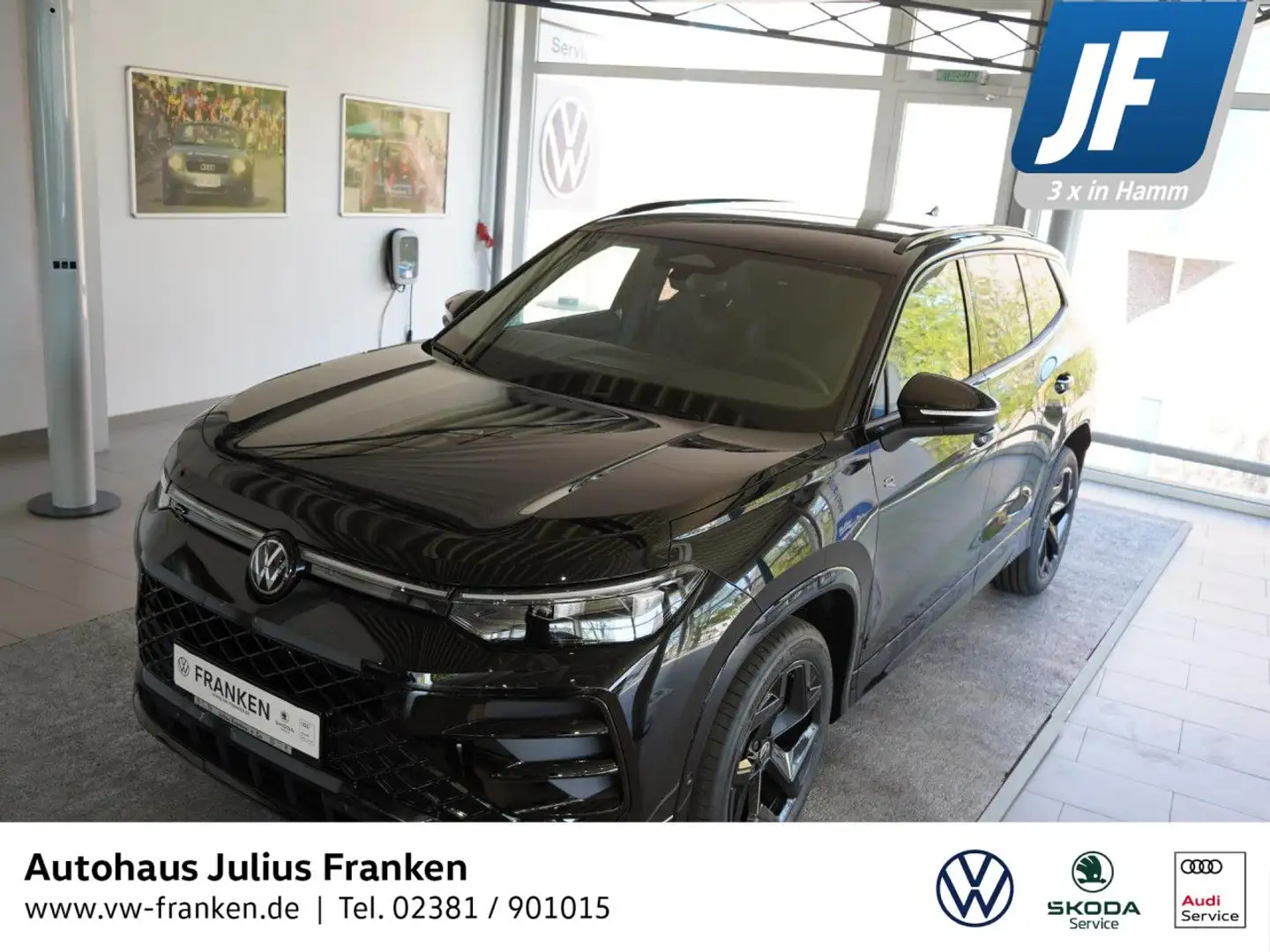 Volkswagen Tayron R-Line 2.0 TDI DSG Black Style AHK KAMERA Nero - 1