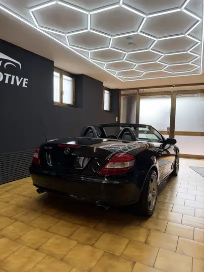 Mercedes-Benz SLK 350 ASI-BOOK SERVICE-XENO-FULL BLACK — foto 4