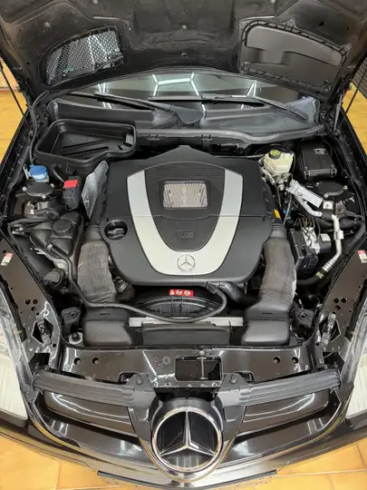 Mercedes-Benz SLK 350 ASI-BOOK SERVICE-XENO-FULL BLACK — foto 11