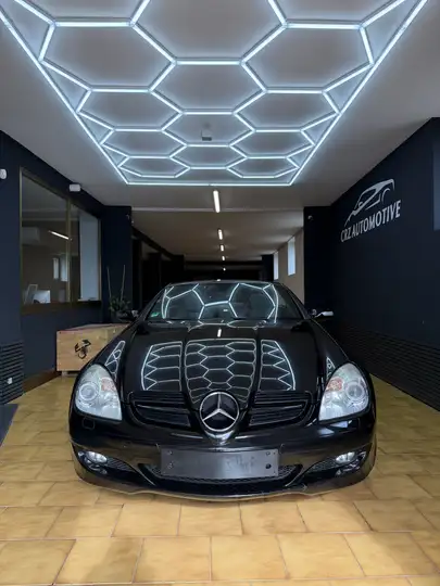 Mercedes-Benz SLK 350 ASI-BOOK SERVICE-XENO-FULL BLACK — foto 2