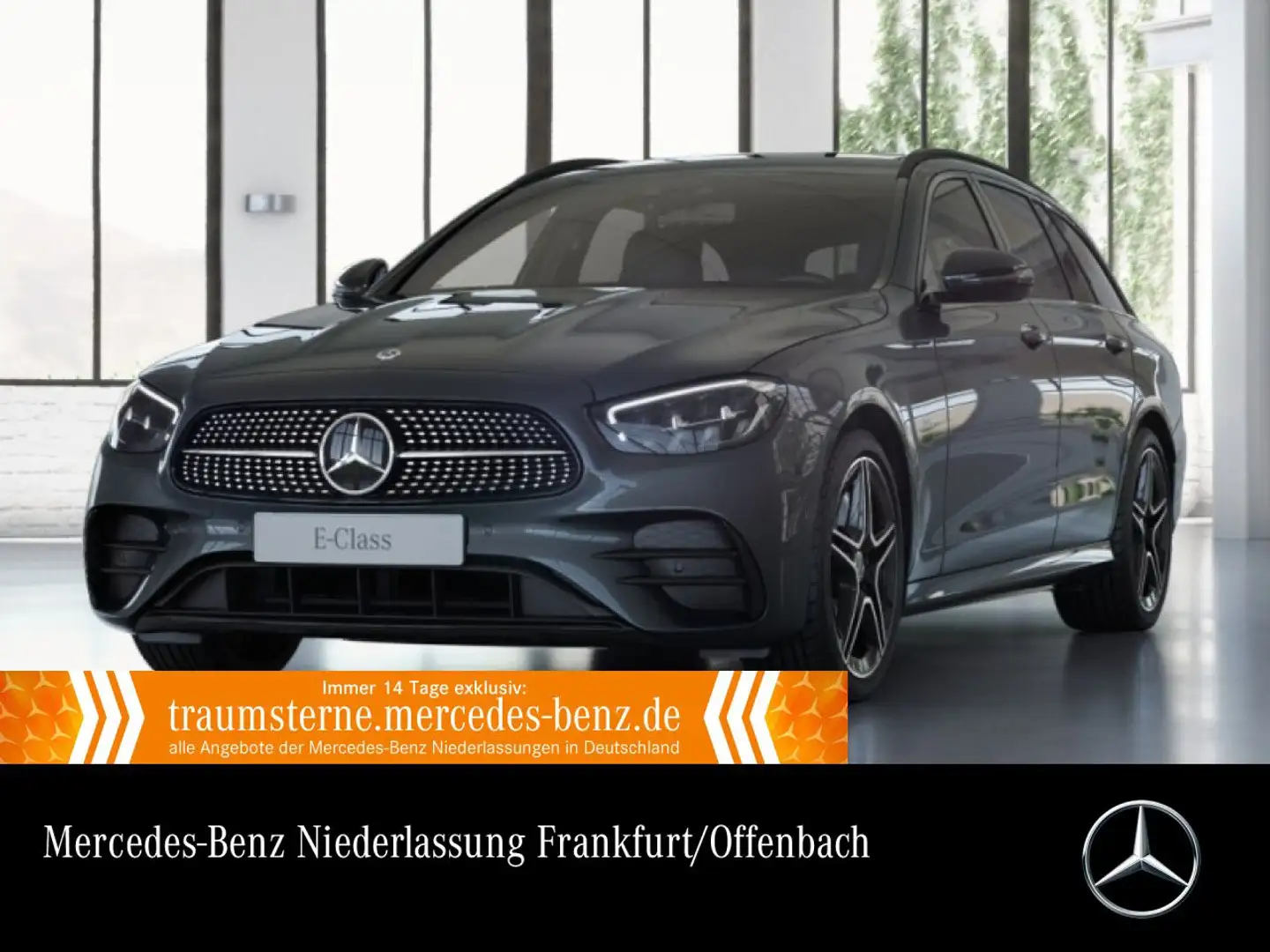 Mercedes-Benz E 300 de T AMG+NIGHT+LED+FAHRASS+KAMERA+9G Grau - 1