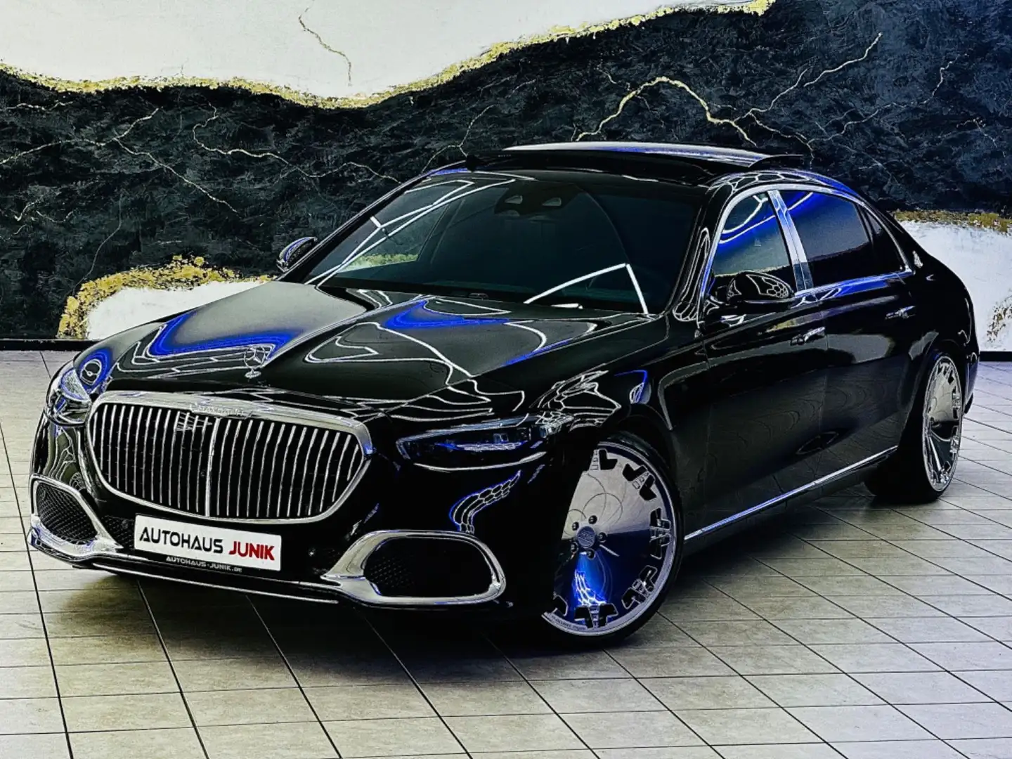 Mercedes-Benz S 580 Maybach Lang-22-Zoll-Voll-1.Hand Noir - 1