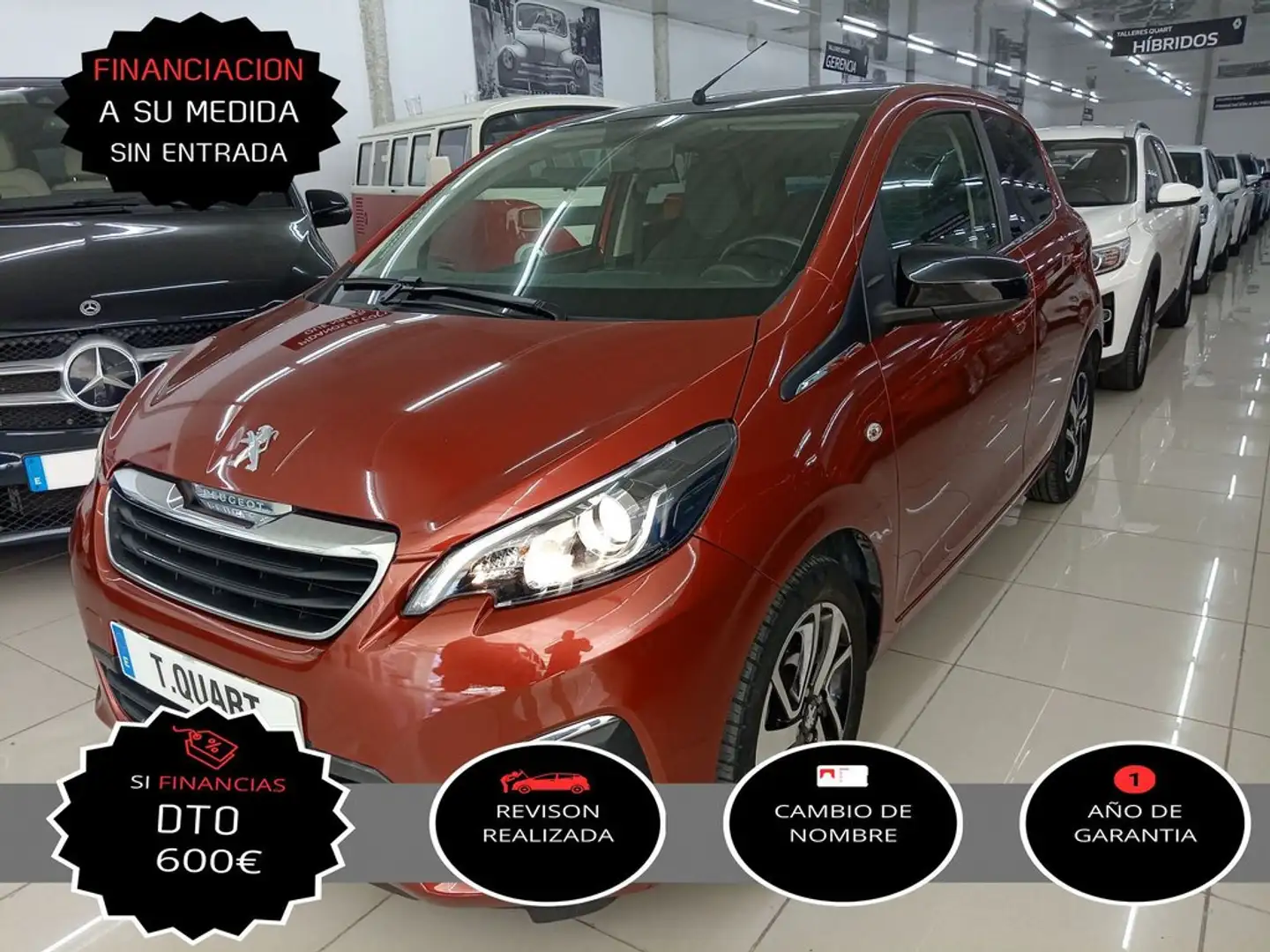 Peugeot 108 1.0 VTi S&S Allure 72 Rojo - 1