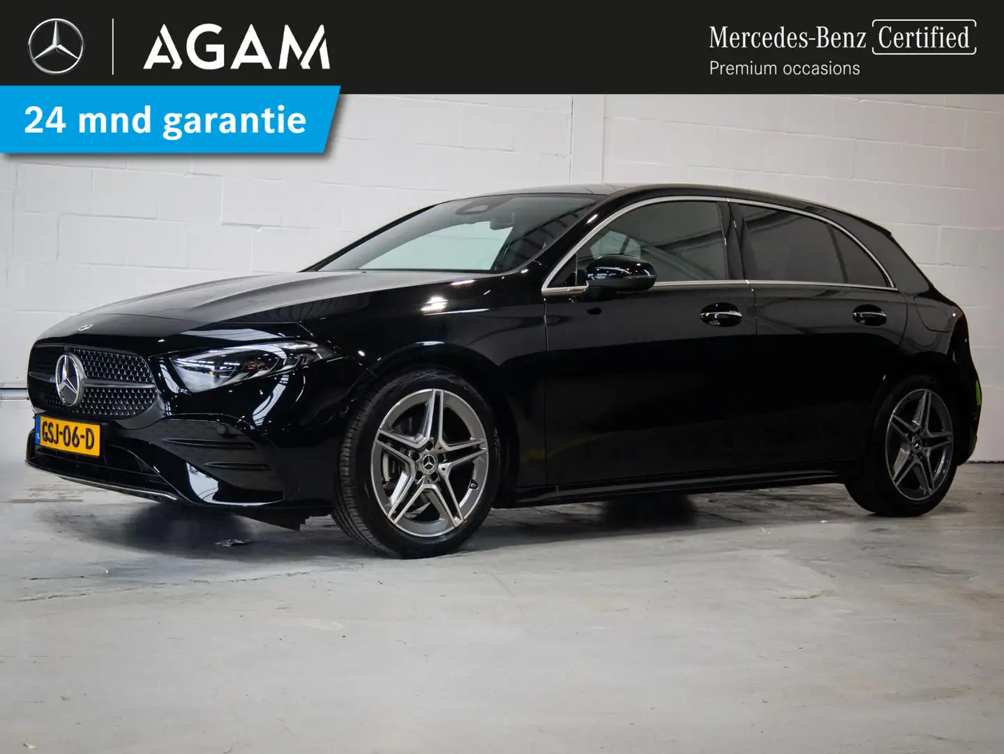 Mercedes-Benz A 180 Hatchback Star Edition AMG Line Panorama dak Zwart - 1