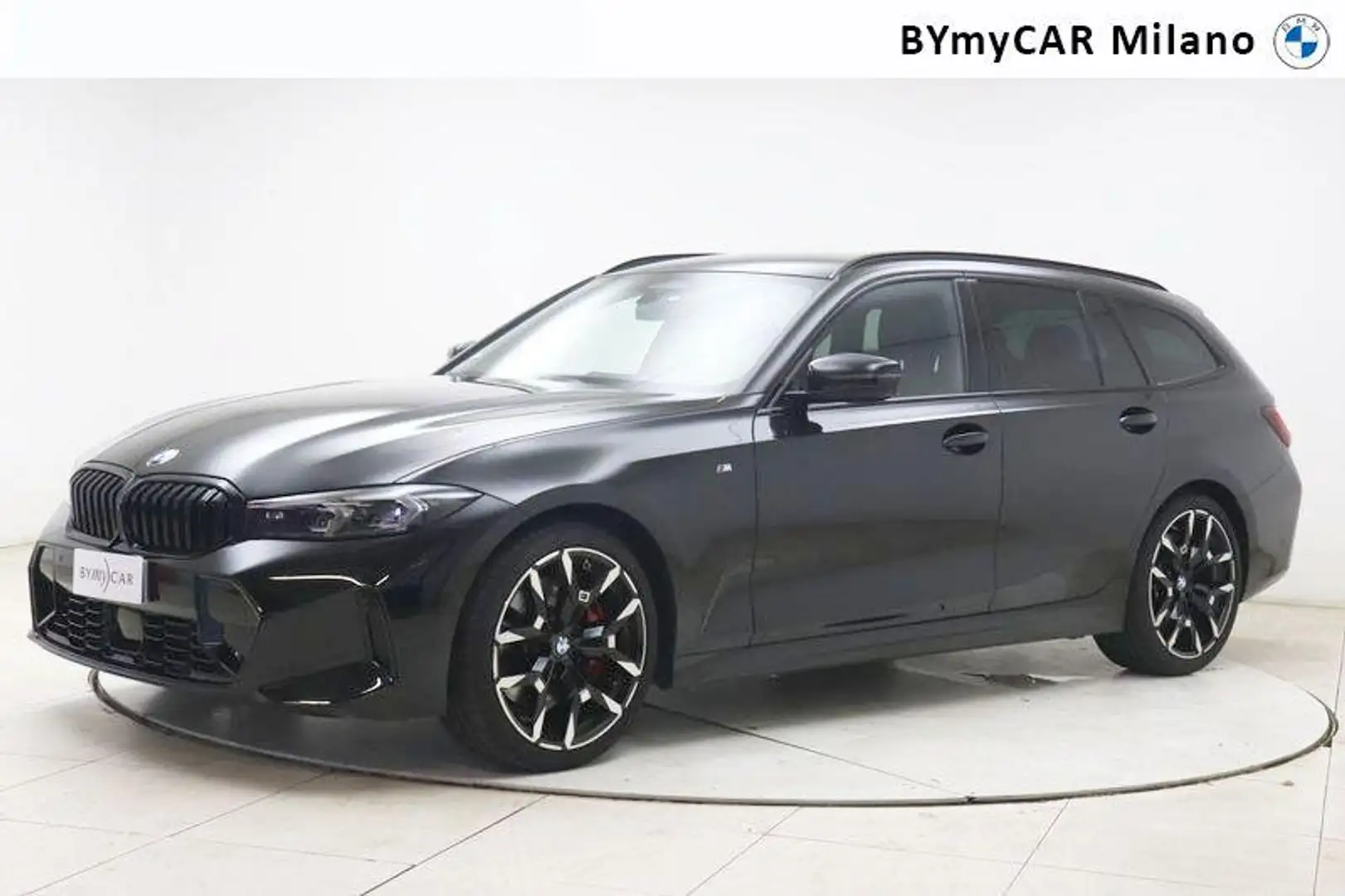 BMW 320 d Touring mhev 48V Msport xdrive auto Nero - 1