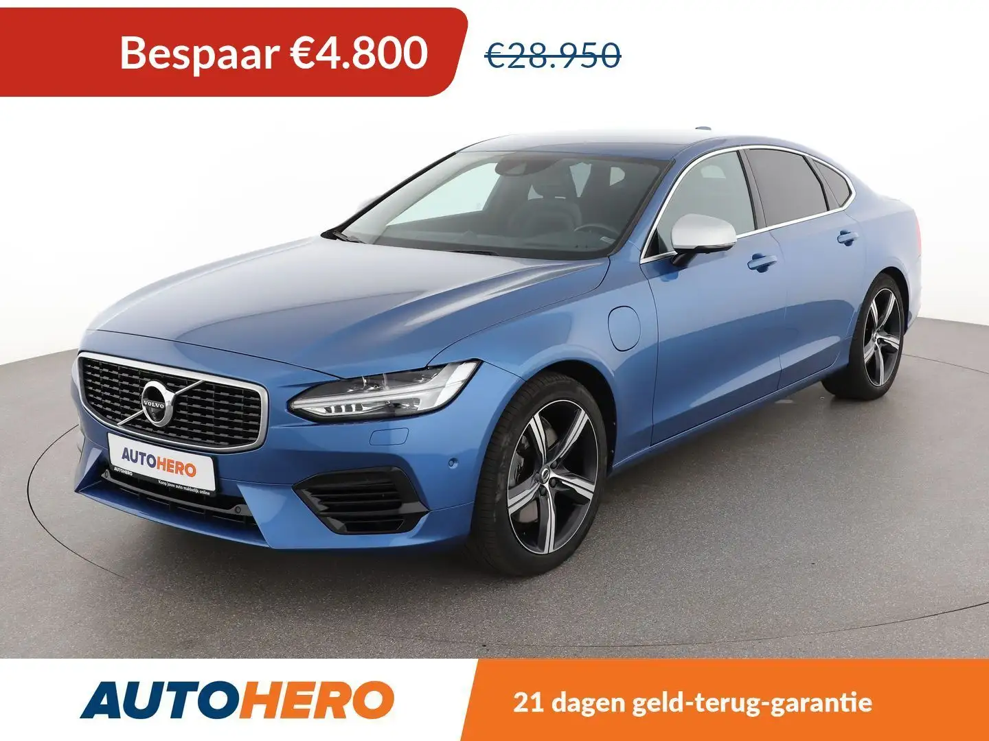 Volvo S90 2.0 T8 Plug-in Hybrid R-Design AWD Bleu - 1