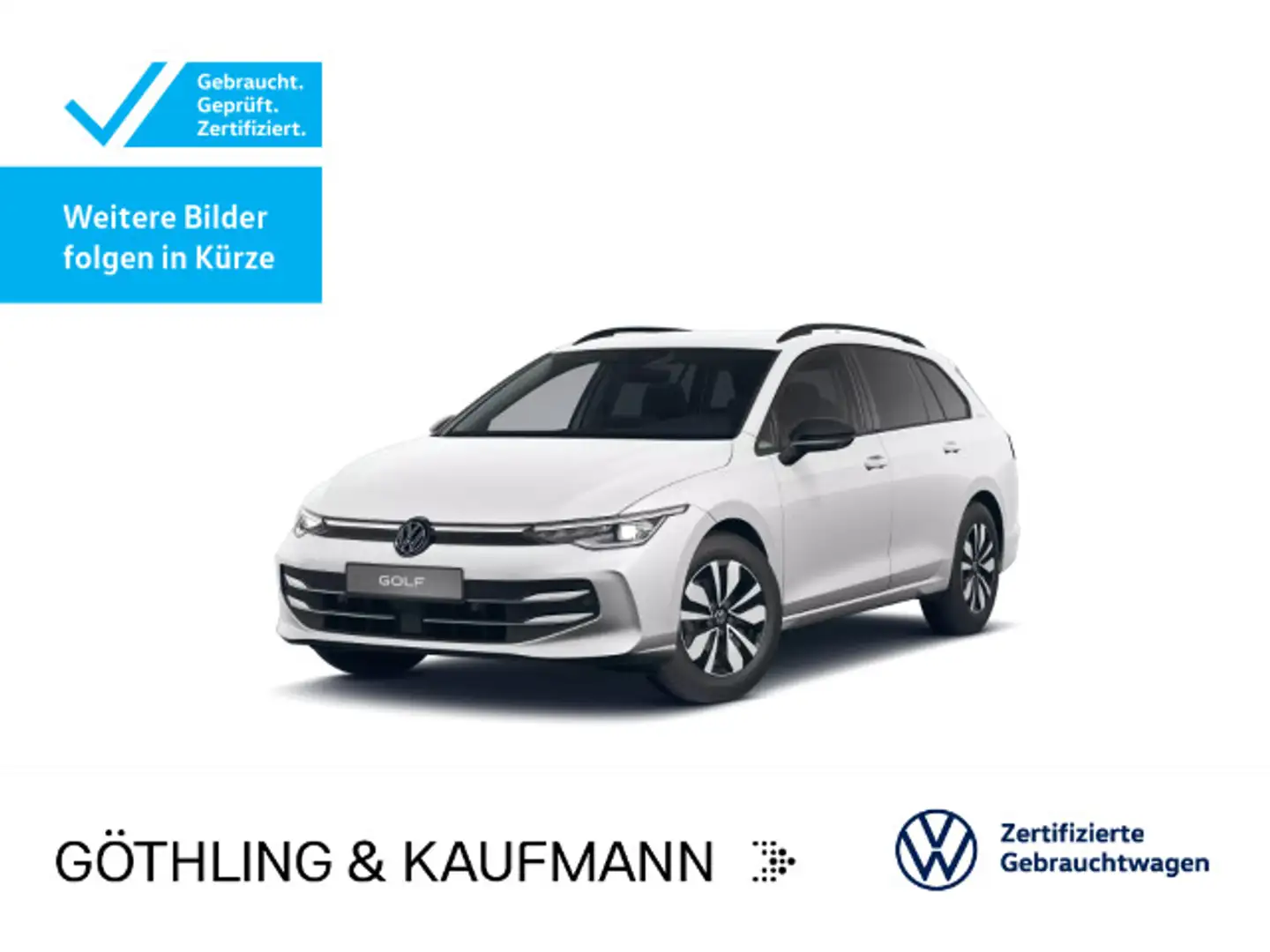 Volkswagen Golf VIII Variant 1.5 eTSI DSG GOAL*LED*AHK*KAME Weiß - 1