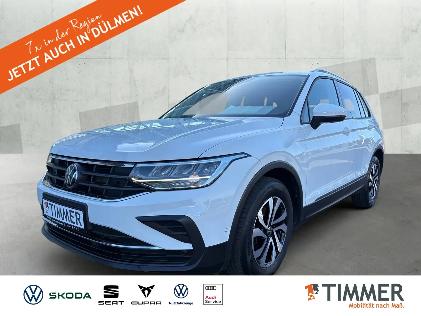 Volkswagen Tiguan 2.0 TDI DSG ACTIVE *AHK *360° *LED ACC *APP-CONN Blanc - 1