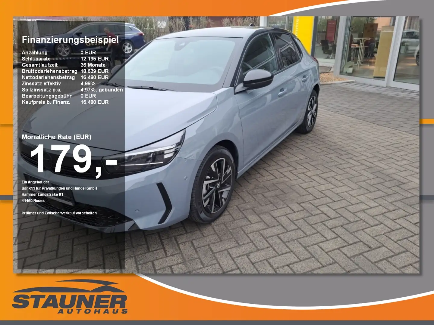 Opel Corsa F 1.2 Turbo GS 360 Grad Kamera Navigation Grau - 1