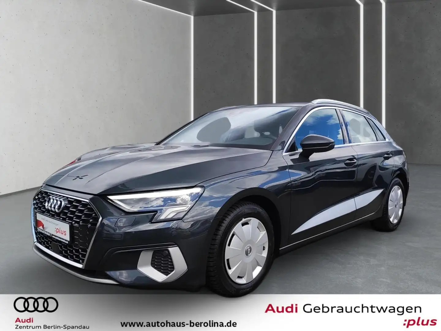 Audi A3 35 TFSI Adv. S tronic *NAV+*R-CAM* Grau - 2