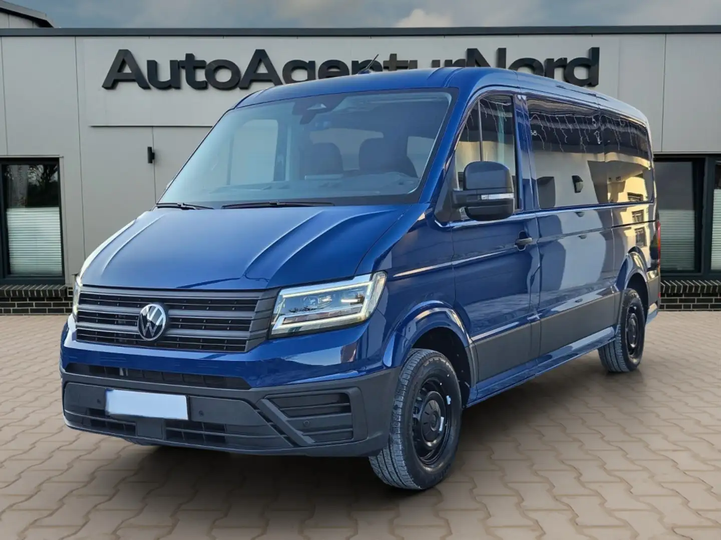 Volkswagen Crafter Kasten 35 L3H2 9-SITZER+LED+NAVI+KAMERA+FACELIFT Modrá - 1