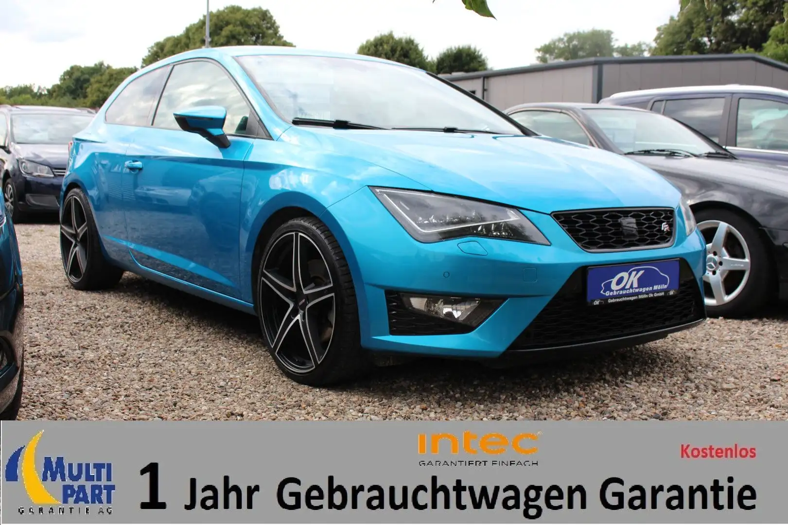 SEAT Leon FR Automatik*LED*S.Heft*Navi*SHZ*Klima*PDC* Blau - 1
