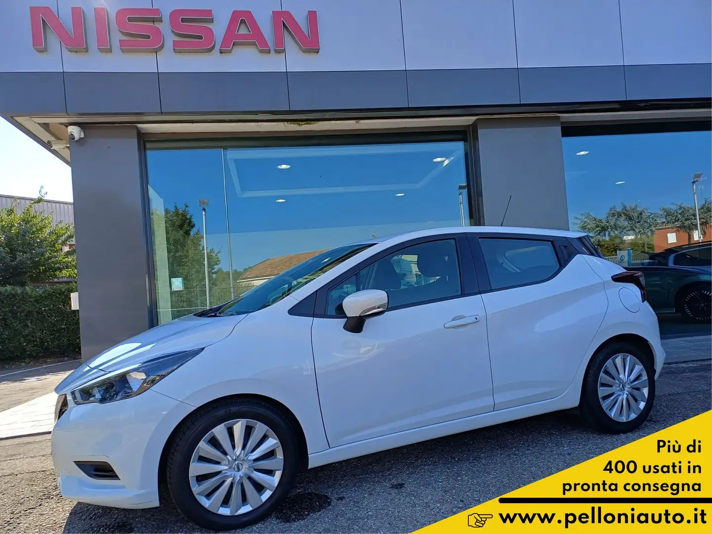 Nissan Micra IG-T 92 5P Acenta -KM CERTIFICATI-GARANZIA Bianco - 1