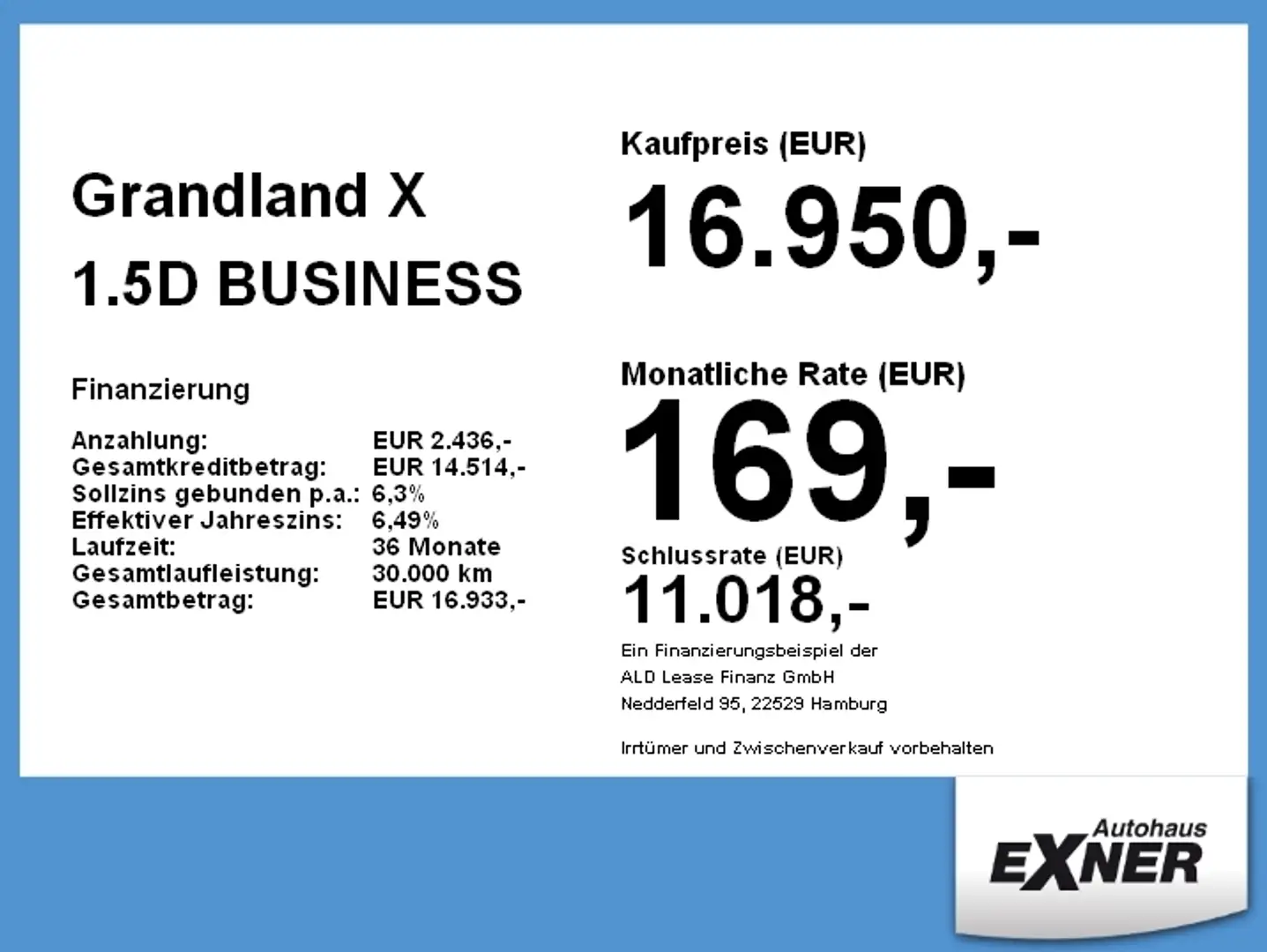Opel Grandland X 1.5D BUSINESS ELEGANCE *AHK*Navi*LED Zwart - 2