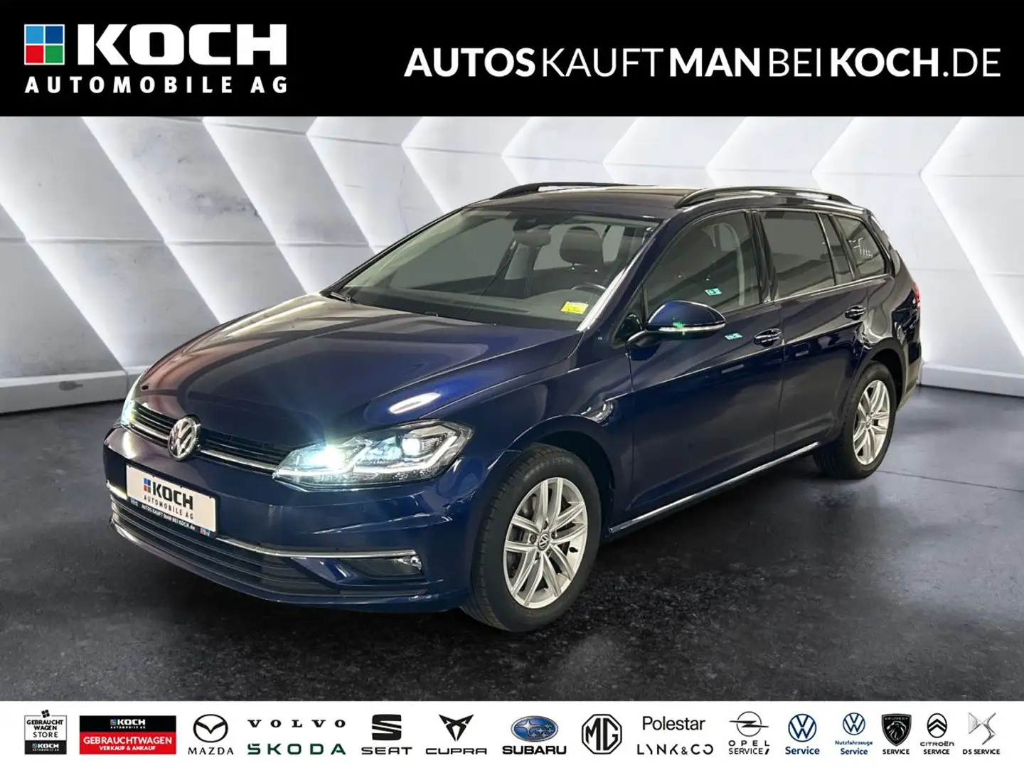 Volkswagen Golf Variant 1.6 TDI Comfortline PDC NAVI LED Mass Blau - 1