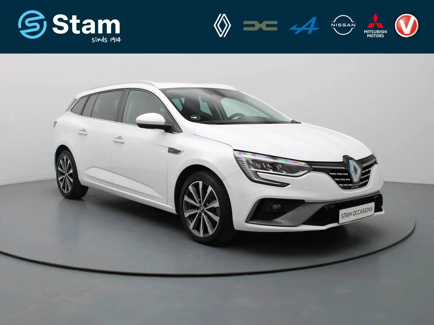 Renault Megane E-Tech Estate Plug-In Hybrid 160pk R.S. Line Head-Up | Ca White - 1