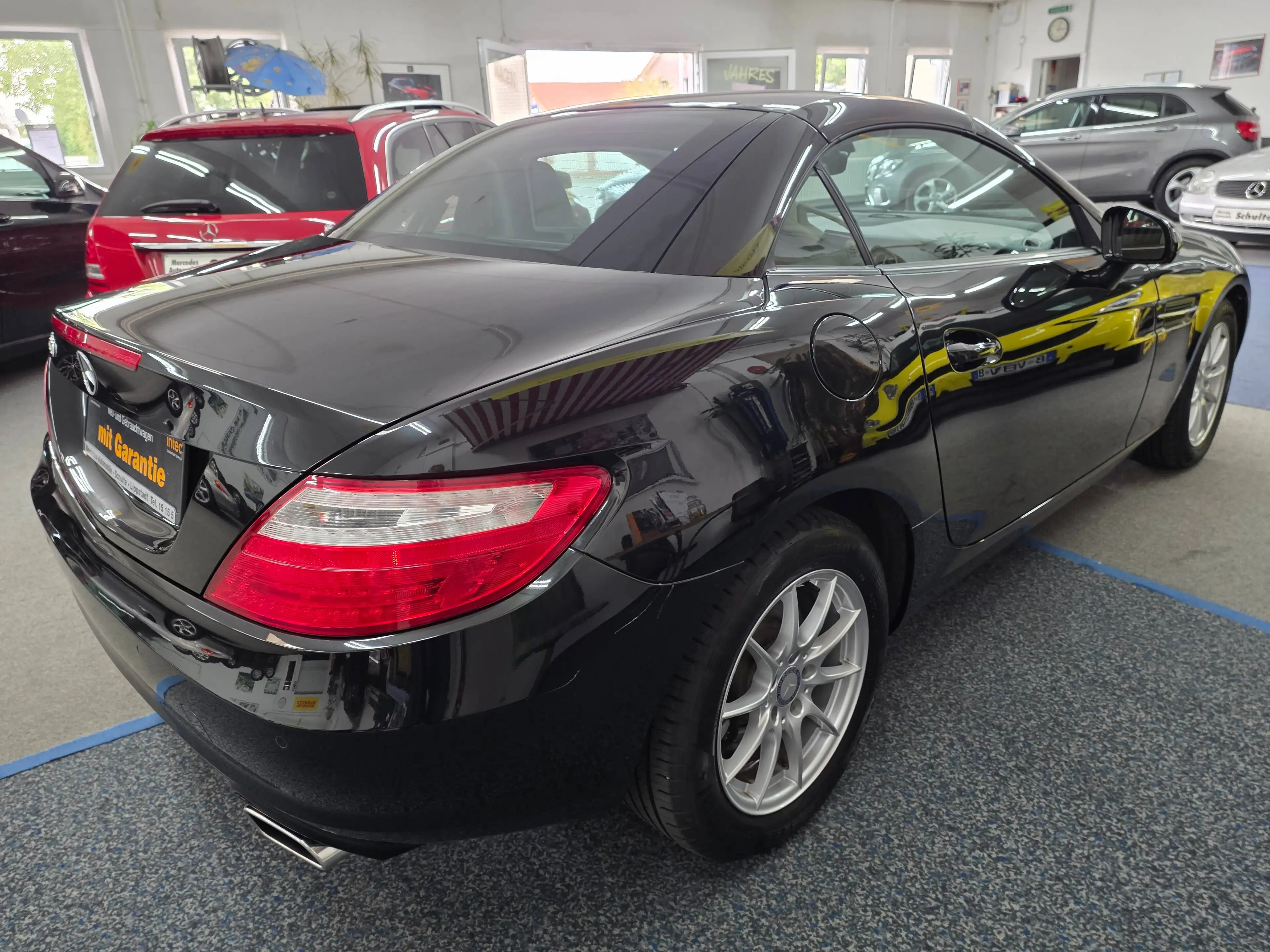 Mercedes-Benz SLK 200 SLK-Klasse BlueEFF. Klima,Leder,Airscarf,Navi,PTS,Tempo,Shz,Panoramadach — photo 25