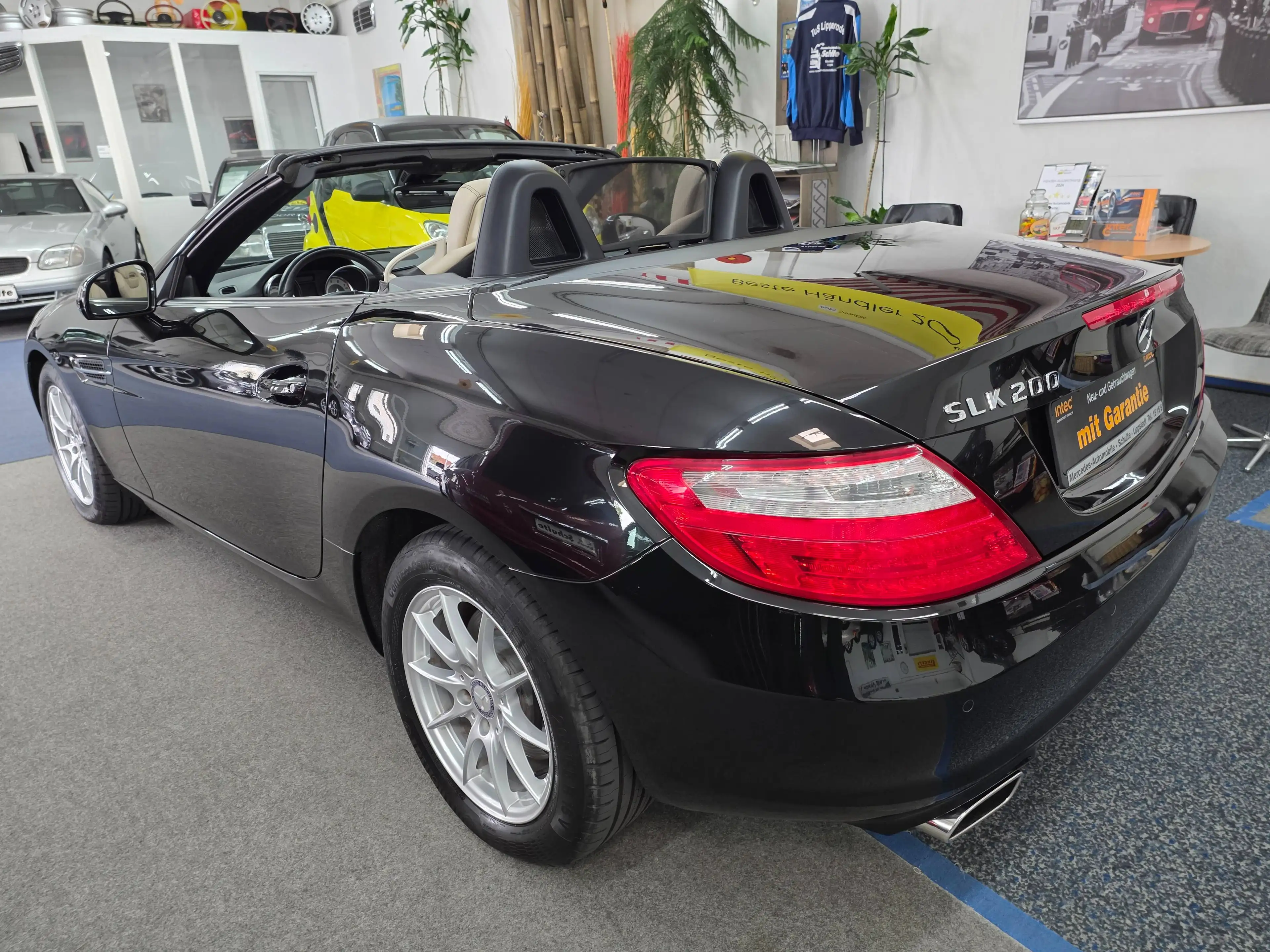 Mercedes-Benz SLK 200 SLK-Klasse BlueEFF. Klima,Leder,Airscarf,Navi,PTS,Tempo,Shz,Panoramadach — photo 14
