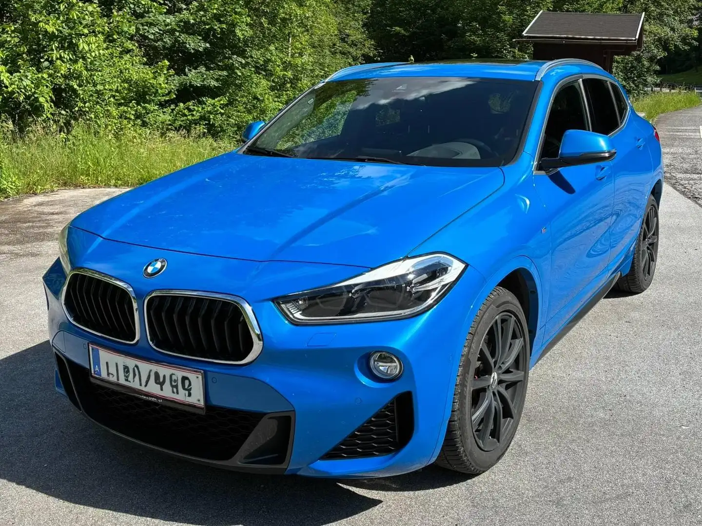 BMW X2 X2 xDrive20d Aut. M-Sport, VOLL! Pano, HUD, HK, Leder, Gestik, Abstandstempomat Blau - 1