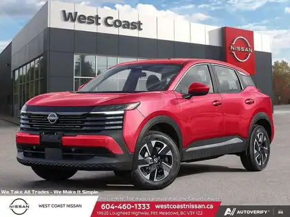 Red 2025 Nissan Kicks SUV / Crossover All-Wheel Drive Continuously Variable Transmission
