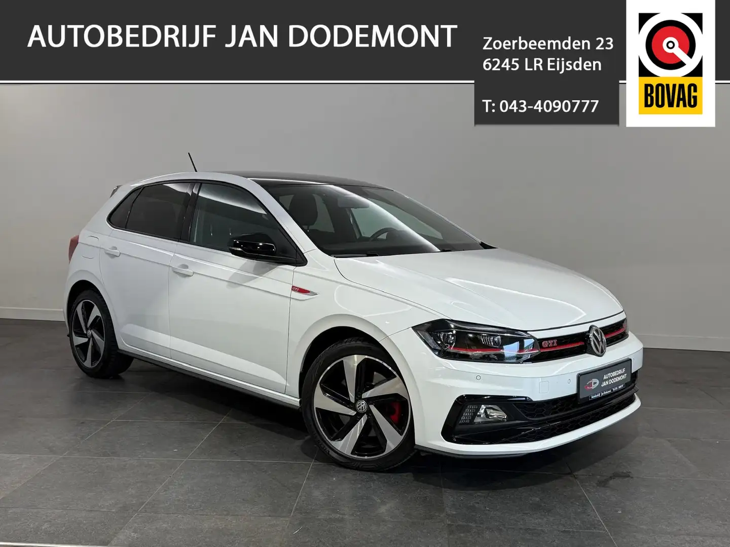 Volkswagen Polo GTI 2.0 TSI 200pk 6-DSG lichtmetaal velgen/navigatie / Weiß - 1