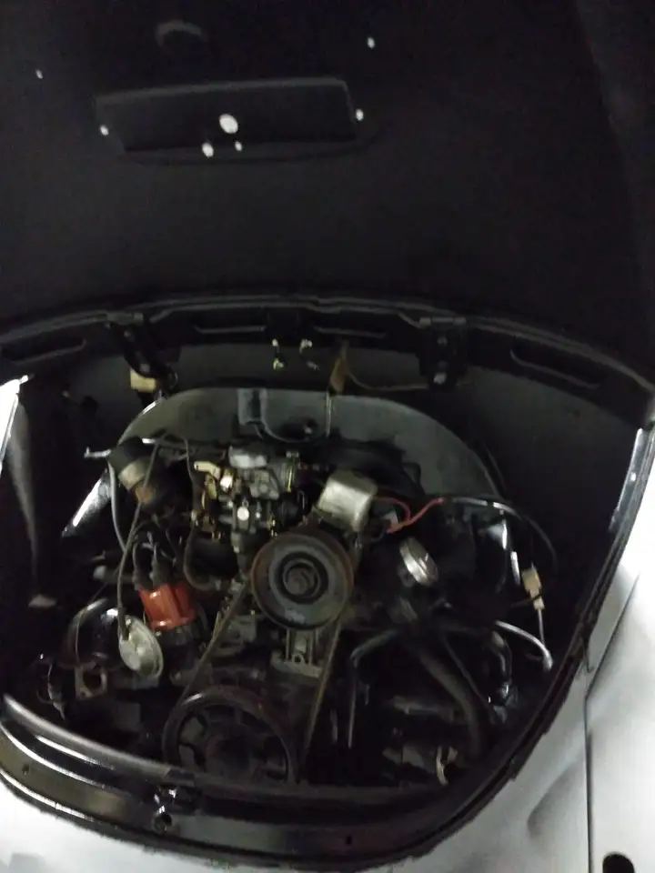 Volkswagen Kever 1974 jeans blauw metallic, foto 12