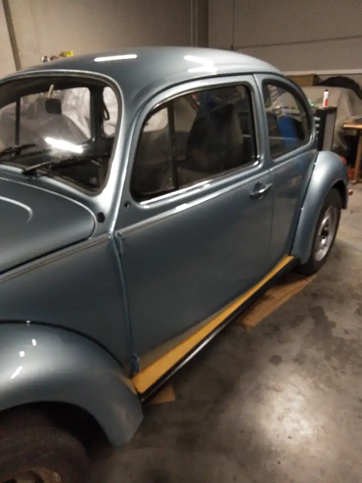 Volkswagen Kever 1974 jeans blauw metallic, foto 6