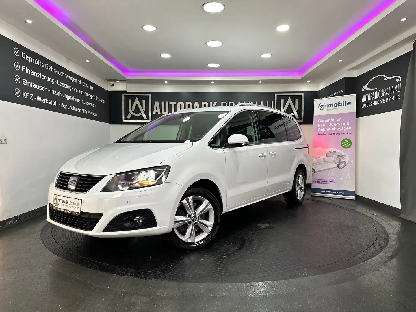 SEAT Alhambra 2.0 Xcellence TDI DSG *ACC*KAMERA*SCHIEBETÜR* Weiß - 1