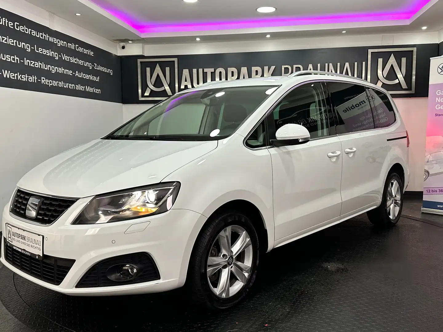 SEAT Alhambra 2.0 Xcellence TDI DSG *ACC*KAMERA*SCHIEBETÜR* Weiß - 2
