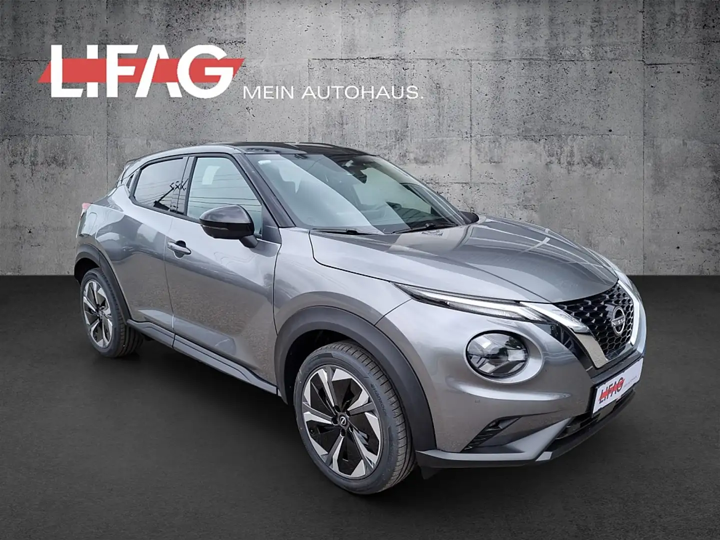 Nissan Juke 1,0 Tekna MY24 *ab € 24.990,-* Grau - 1