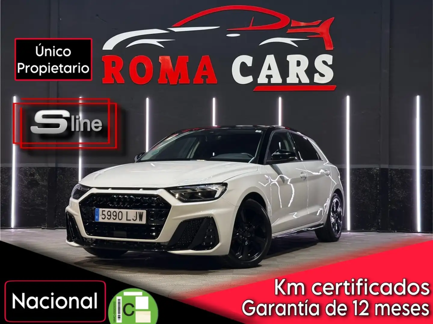 Audi A1 Sportback 25 TFSI S line Blanco - 1