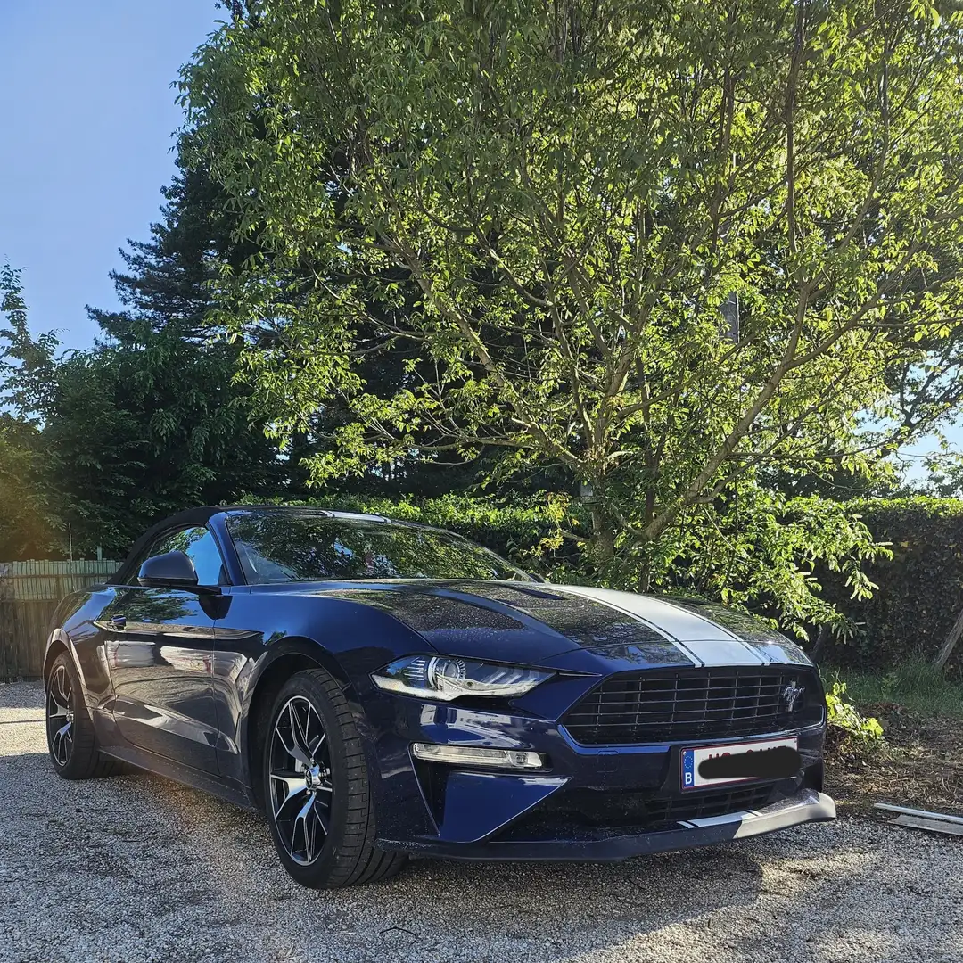 Ford Mustang ford mustang 2.3 cabriolet version fiftyfive Bleu - 2