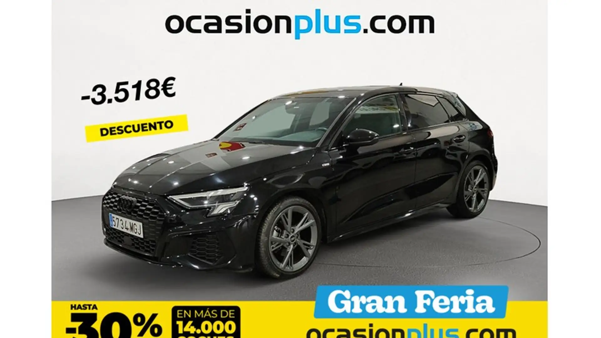 Audi A3 Sportback 35 TFSI Black line Zwart - 1