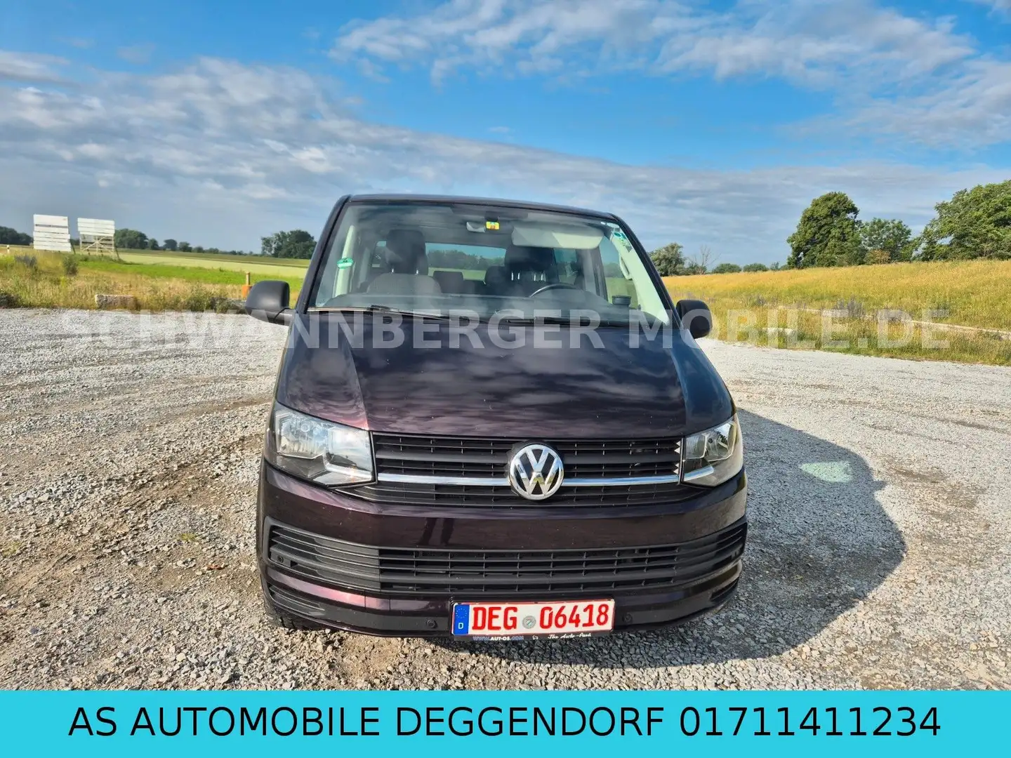 Volkswagen T6 Multivan -KLIMA-7.SITZER-SHZ-KAMERA-AHK-EURO6 Schwarz - 1