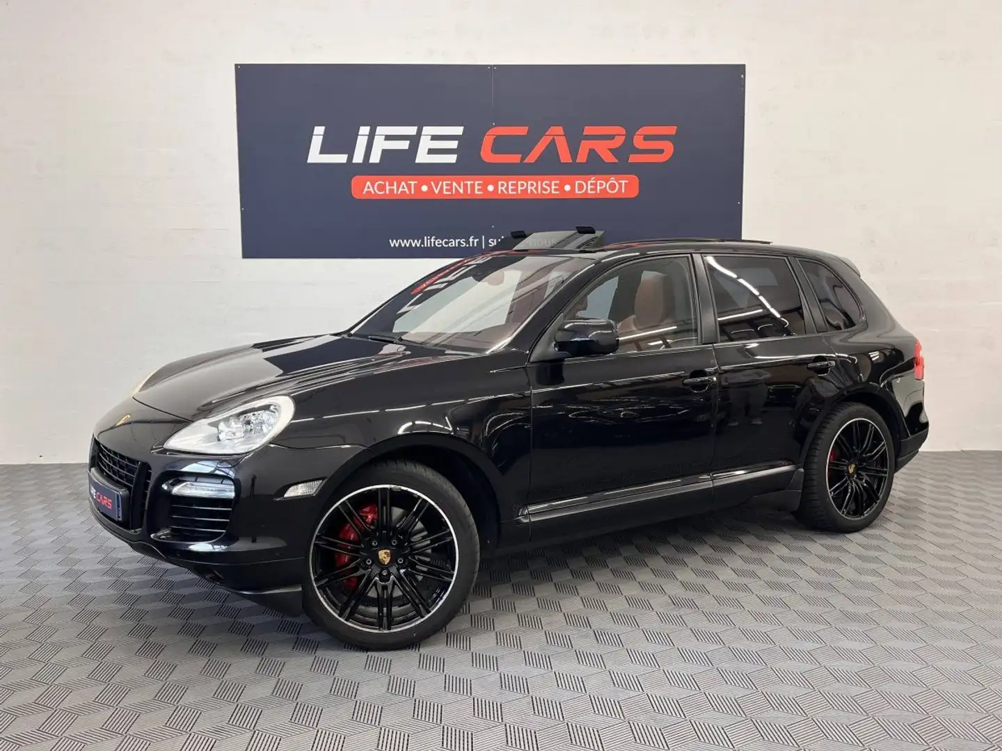 Porsche Cayenne 955 TURBO 500ch 2007 Entretien à jour- ORIGINE FRANCE Nero - 2