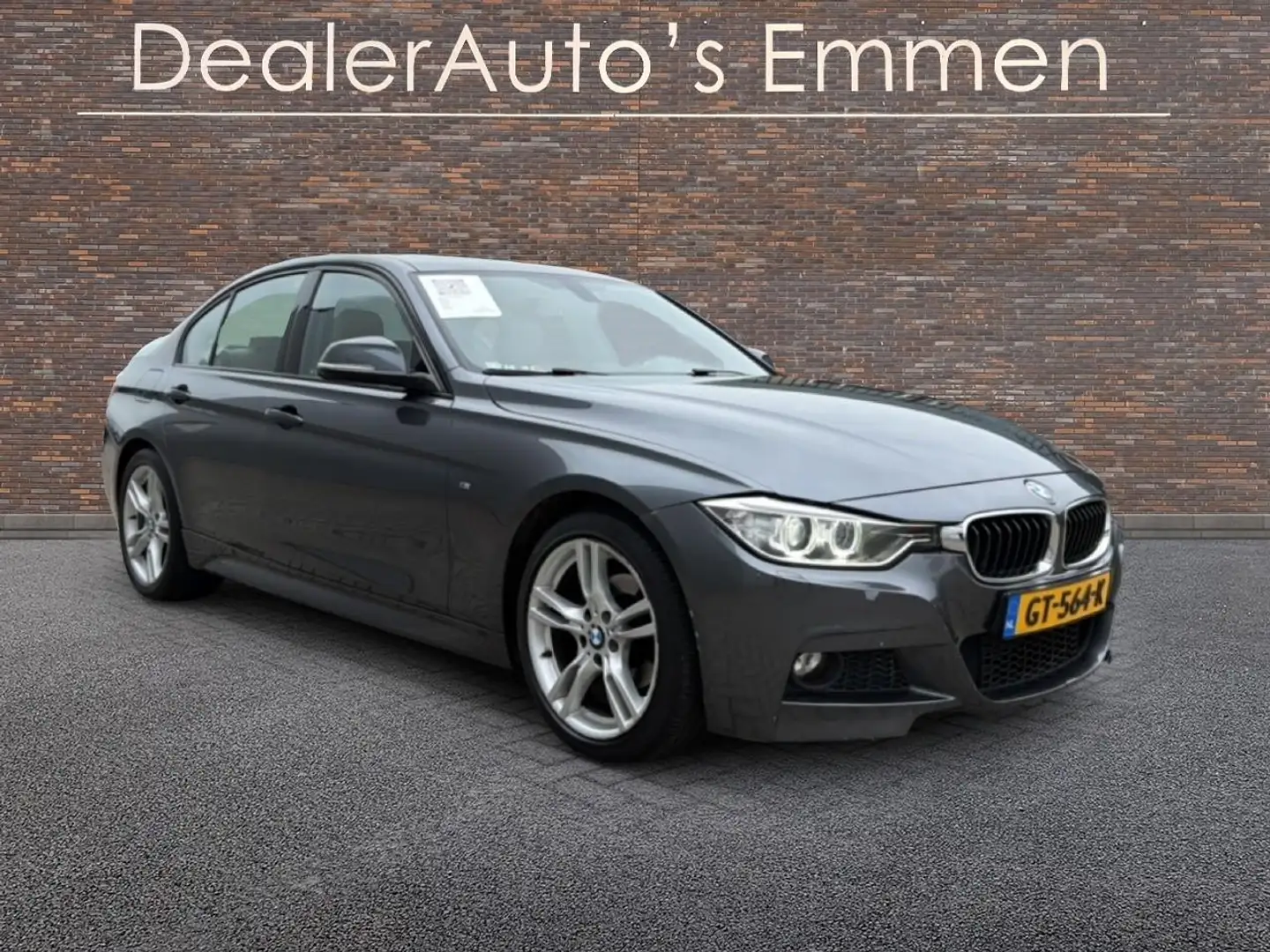 BMW 316 3-serie 316i M-SPORT ECC PANODAK LEDER LMV Gris - 2