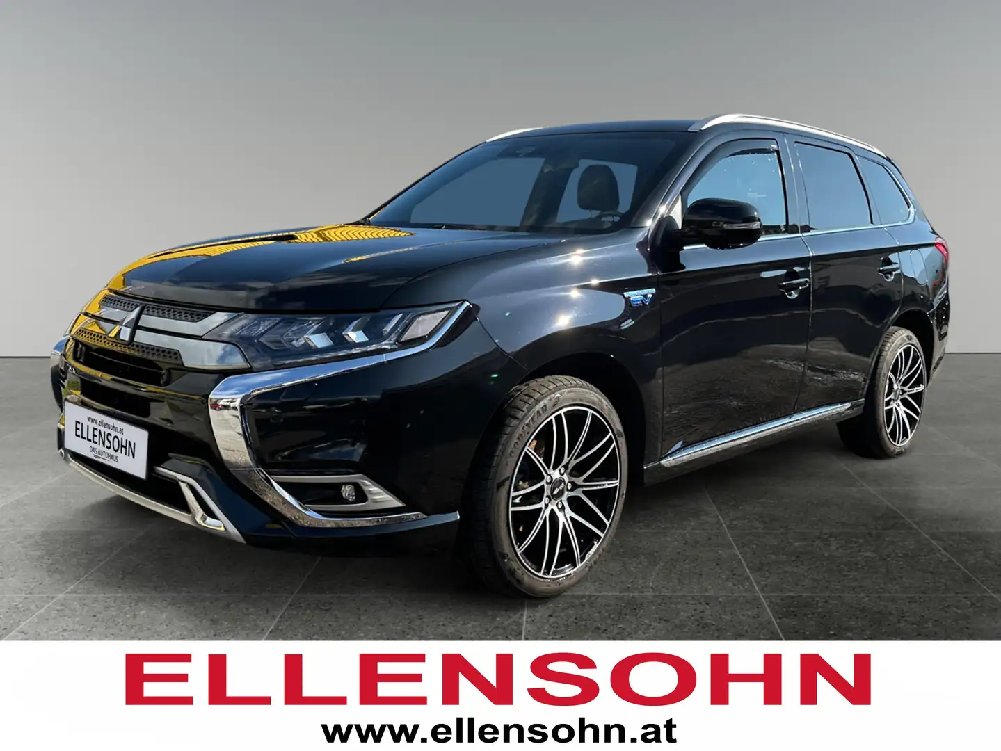 Mitsubishi Outlander 2,4 PHEV Diamond Connect  8-fach bereift! AHK! Noir - 1