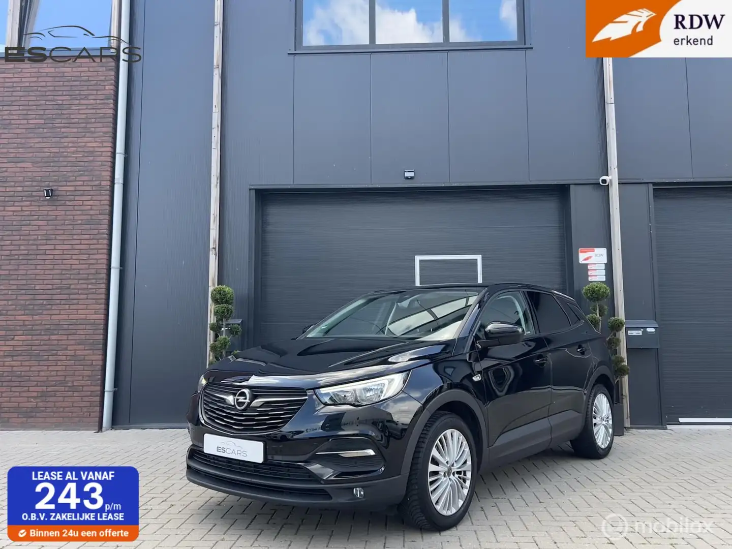 Opel Grandland X 1.2 Turbo Innovation Led | Carplay Zwart - 1