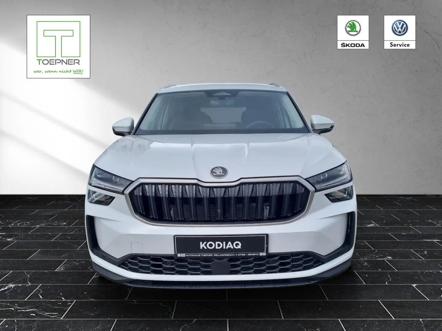 Skoda Kodiaq 2.0 TDI 142 kW 4x4 Selection AHK WINTER Wit - 1