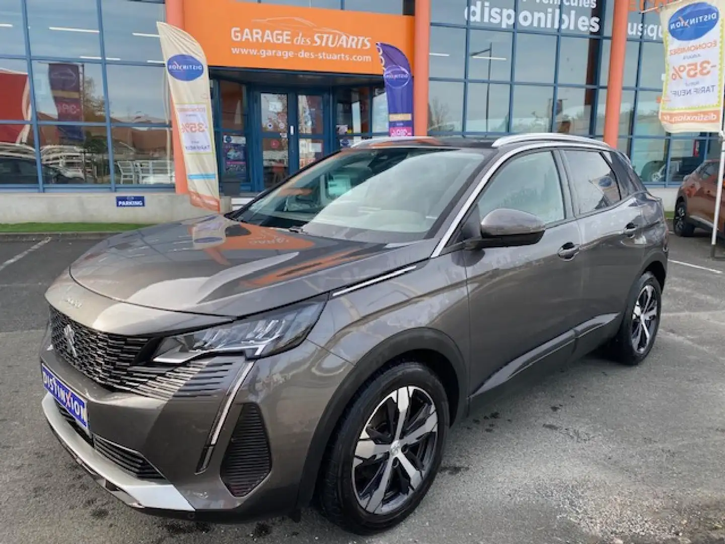 Peugeot 3008 1.2i 12V S\u0026S - 130 - BV EAT8 ALLURE + TOIT OUVRANT Grigio - 2